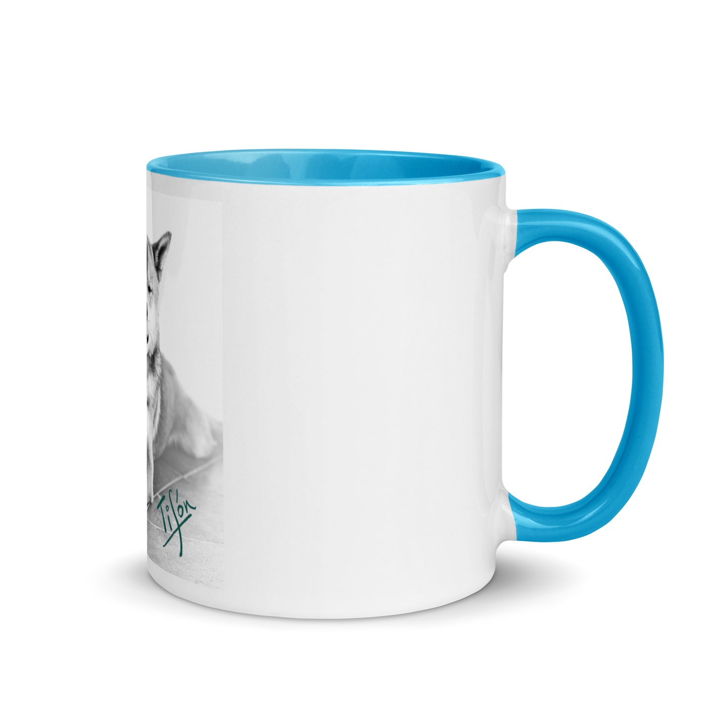 Tifon Shiba Inu Mug colored interior