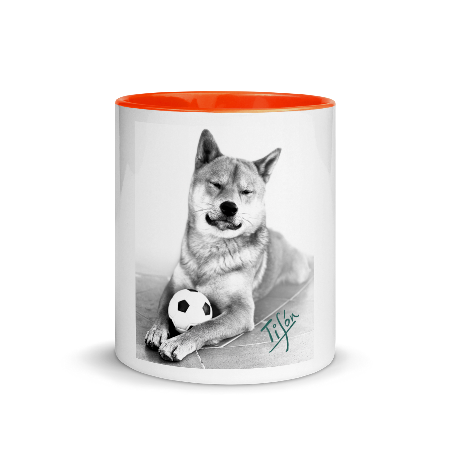 Tifon Shiba Inu Mug colored interior