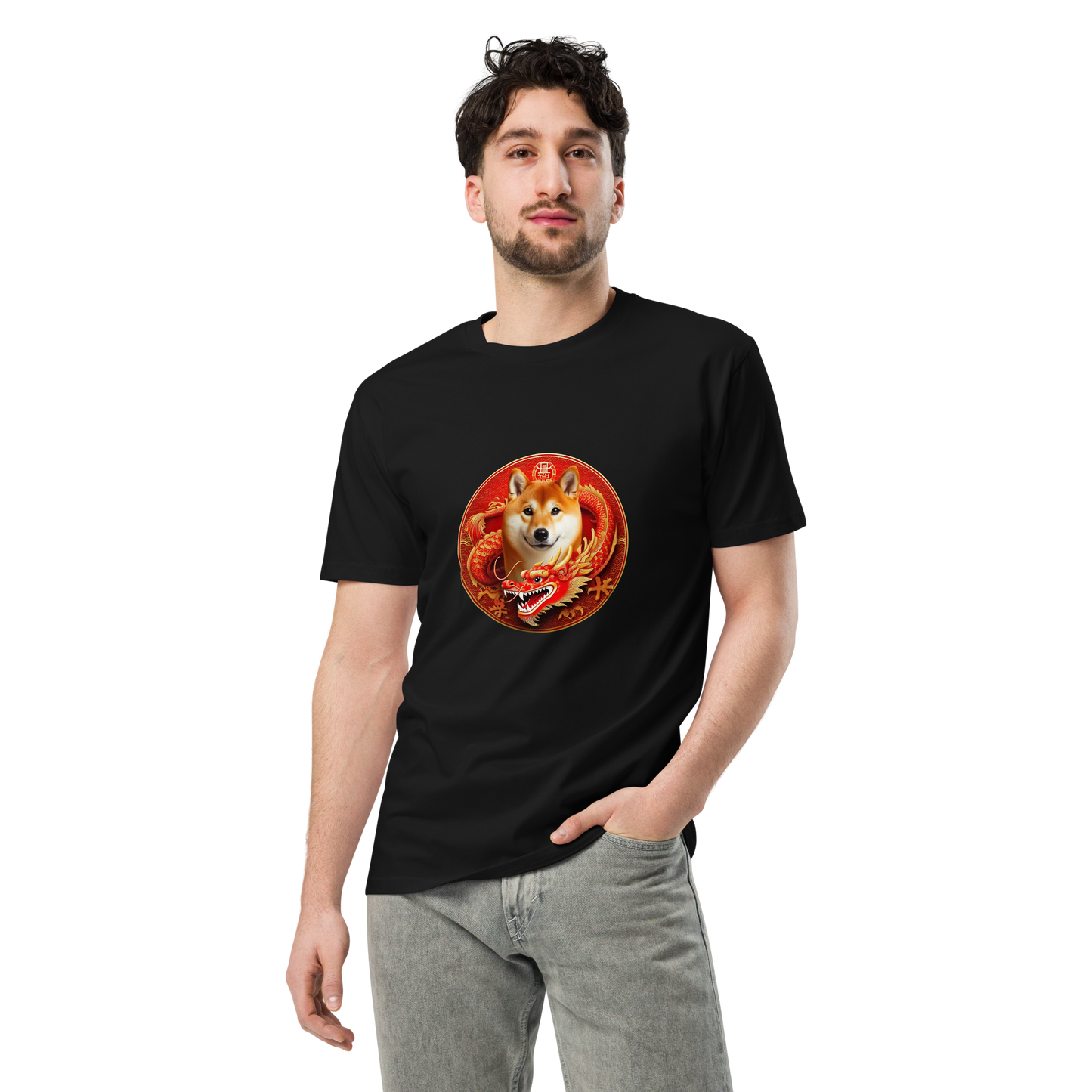 2024 año de Shiba Inu Camiseta premium unisex