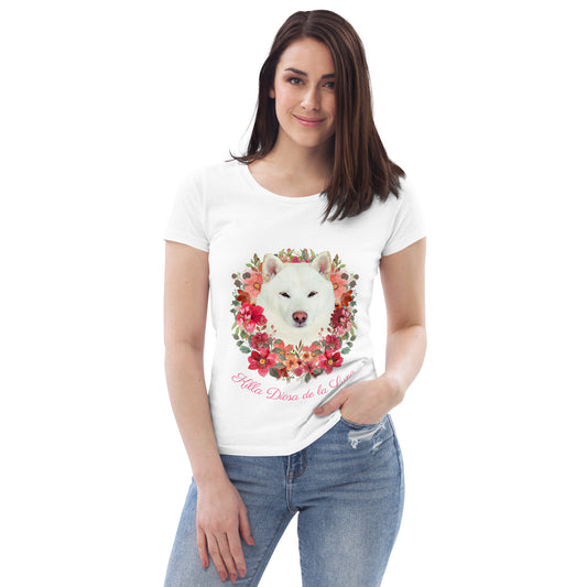 Killa The Moon Goddess Fitted eco-friendly T-shirt for women