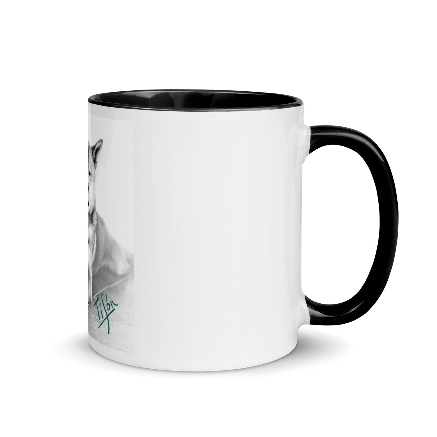 Tifon Shiba Inu Mug colored interior