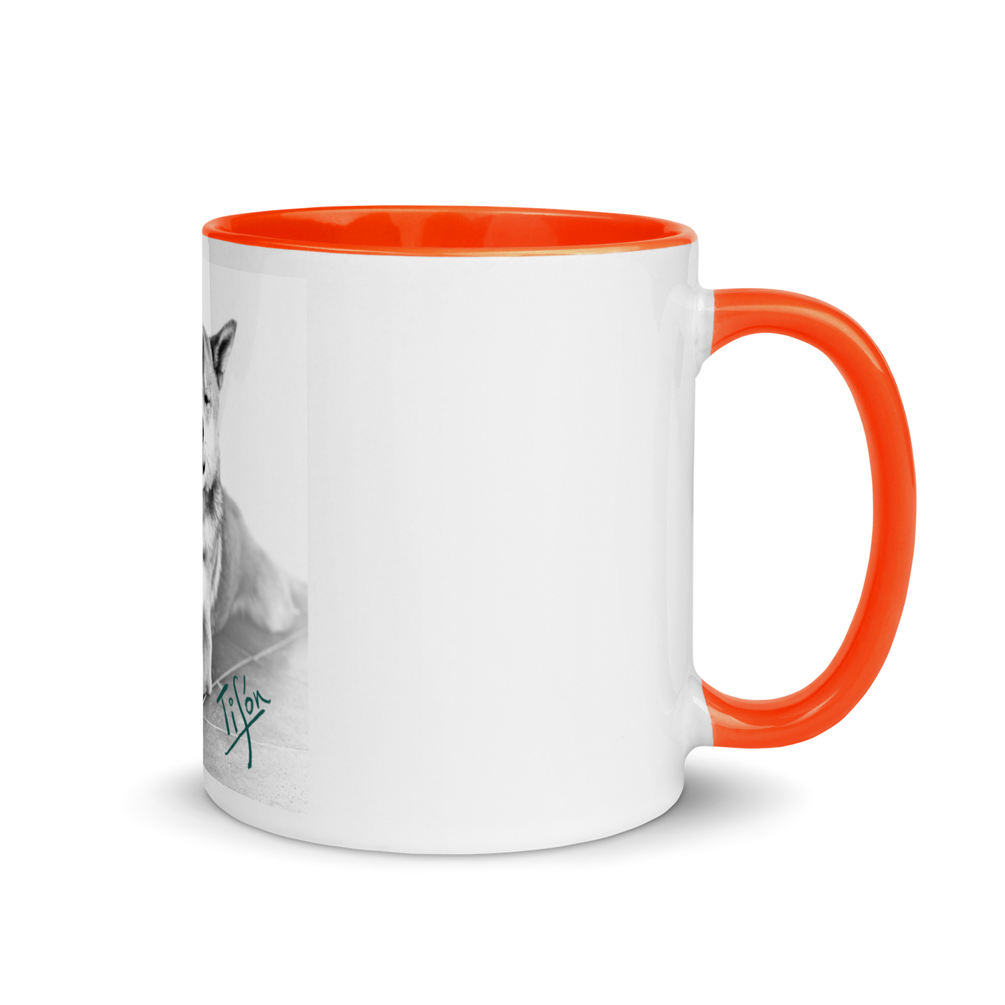 Tifon Shiba Inu Mug colored interior