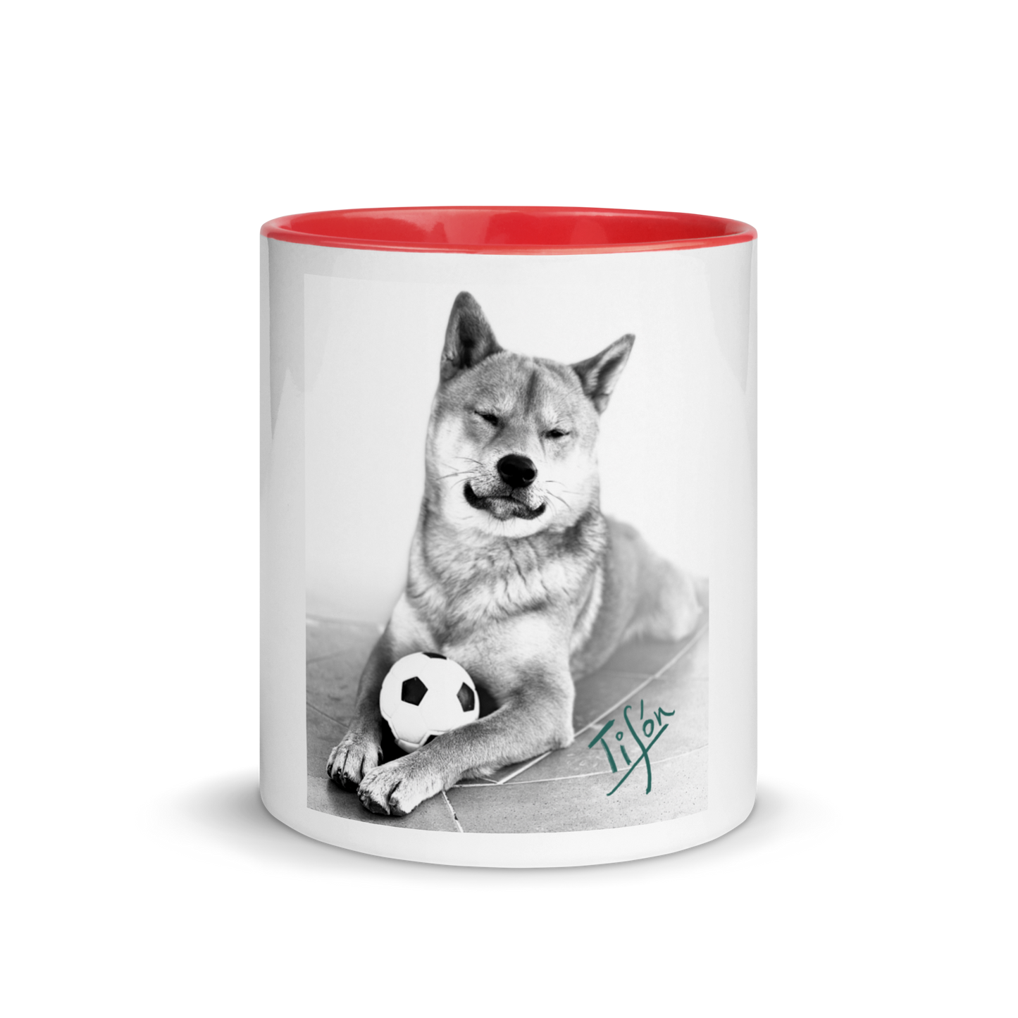 Tifon Shiba Inu Mug colored interior