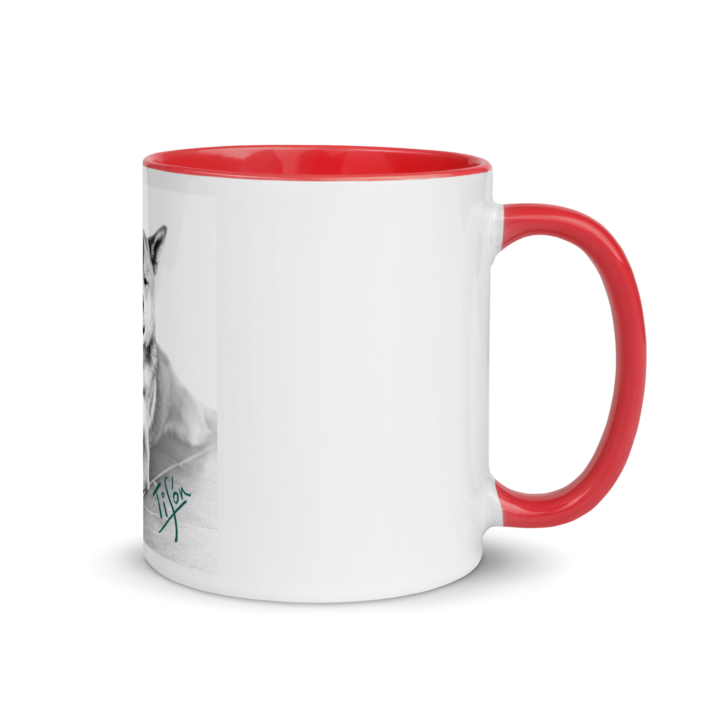 Tifon Shiba Inu Mug colored interior