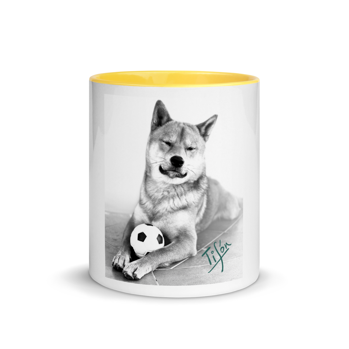 Tifon Shiba Inu Mug colored interior