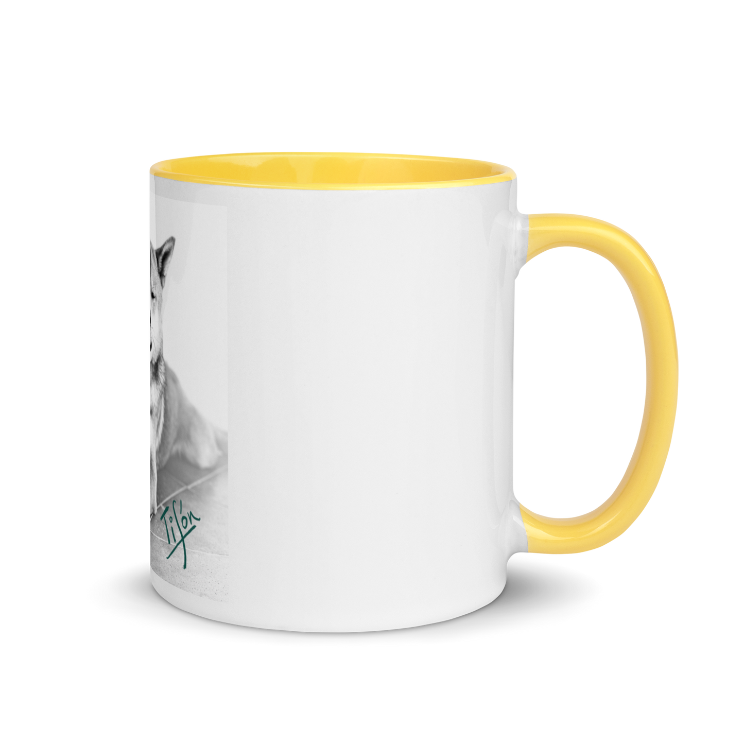 Tifon Shiba Inu Mug colored interior
